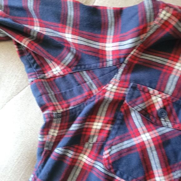 Duluth Trading Co Women's Crosscut Wicking Flannel Shirt Size Medium 31706 - Picture 8 of 15